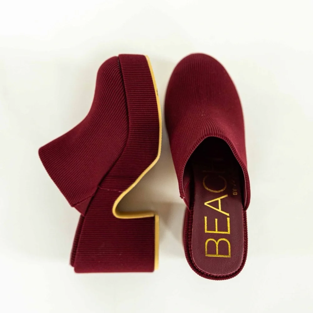 Beach by Matisse Jayde Burgundy Heels